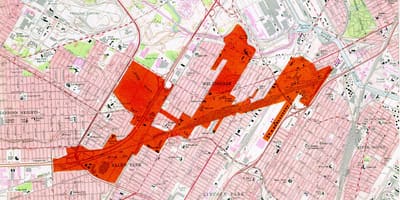 نقشه از دیترویت معدن نمک