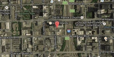 نقشه Greektown دیترویت
